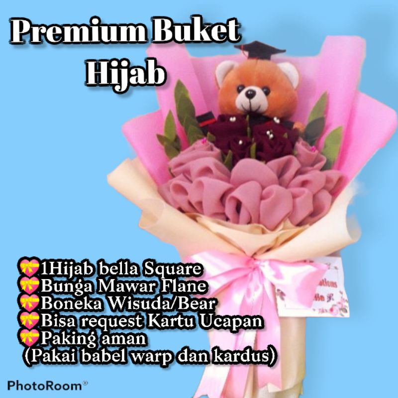 

BEST SELLER!! BUKET HIJAB BELLA SQUARE, BUKET WISUDA, GRADUATION, KADO WISUDA,BUKET TAMBAHAN KADO