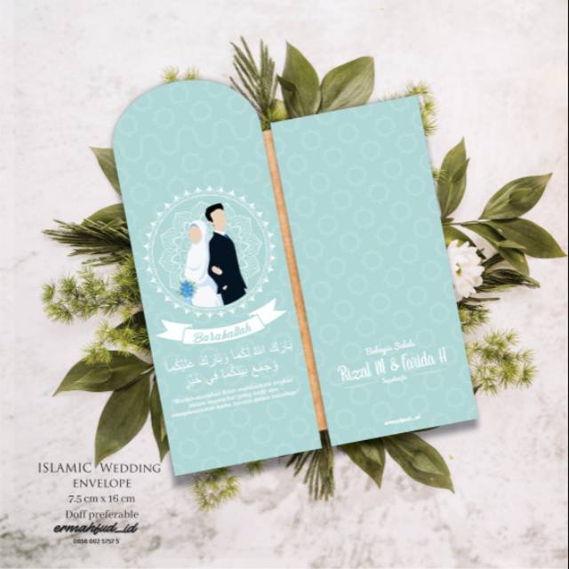Amplop wedding Amplop nikahan motif islam angpao nikah angpao wedding amplop islam
