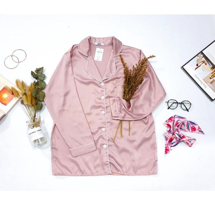  PIYAMA SATIN ELLIE LENGAN PANJANG PP F07V