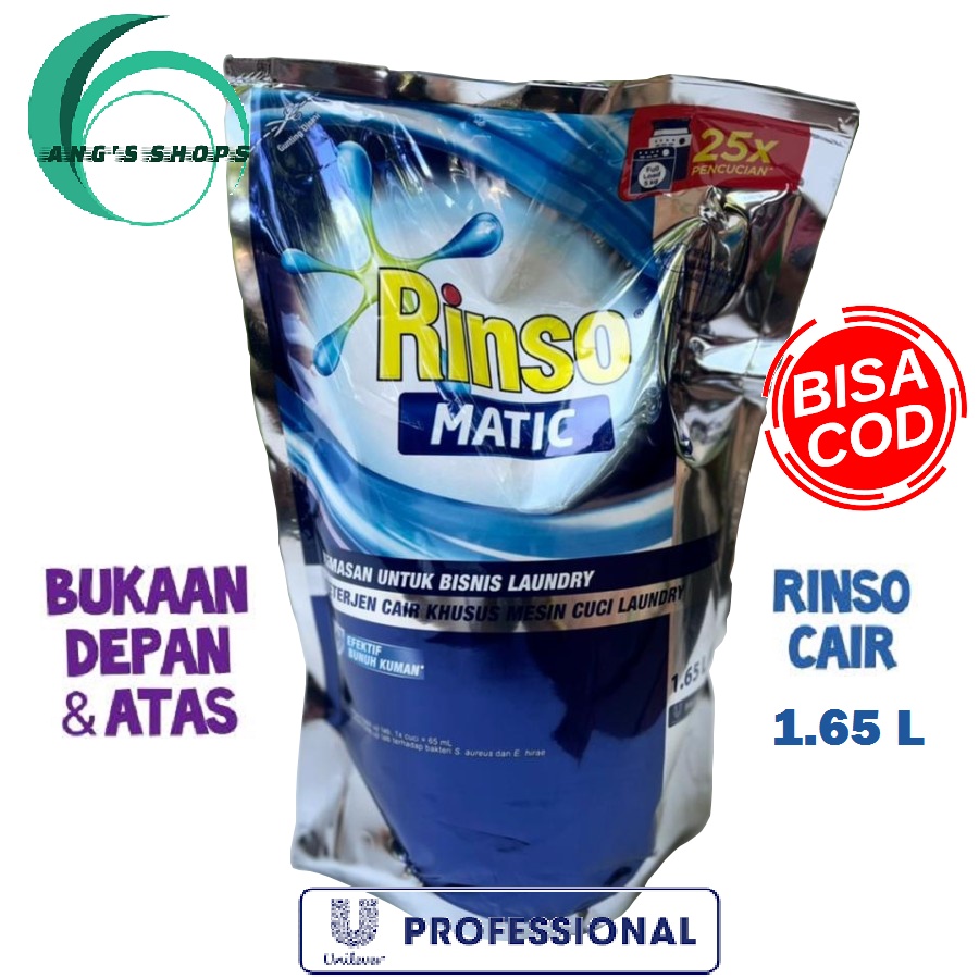 RINSO MATIC CAIR PROFESSIONAL 1.65 L dengan ongkir termurah