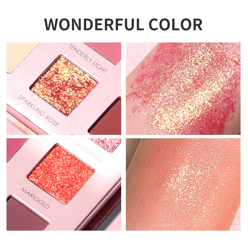 Focallure Original Sunrise Palet Eyeshadow 16 Warna Matte &amp; Pearlescent
