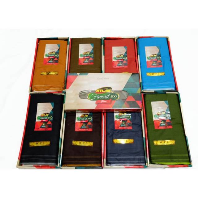 Sarung Atlas Favorit 500 Polos Warna