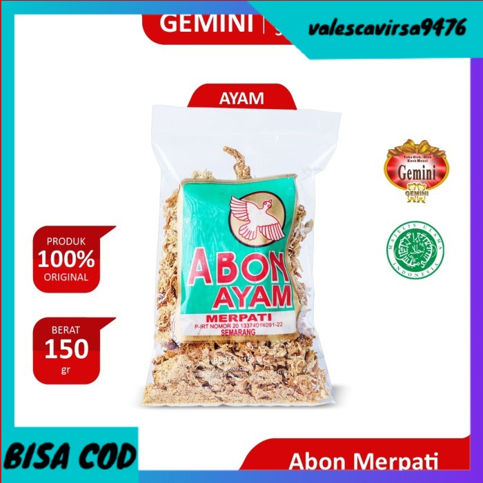 

⭐BISA COD⭐ Abon MERPATI Ayam