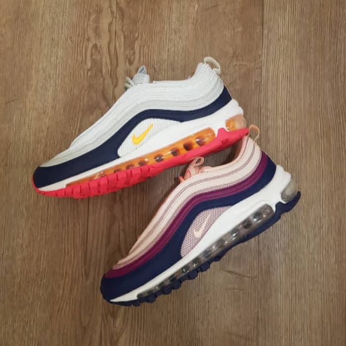 Nike AirMax 97 Woman Pink White Navy Maroon NEW 100% ORIGINAL air max