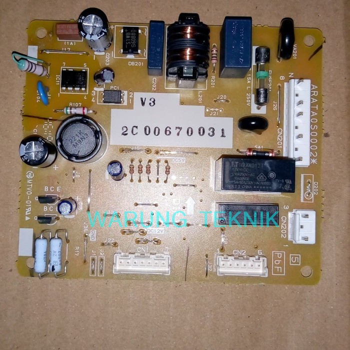 Jual MODUL PCB KULKAS PANASONIC 2 PINTU NON INVERTER ORIGINAL TERMURAH ...