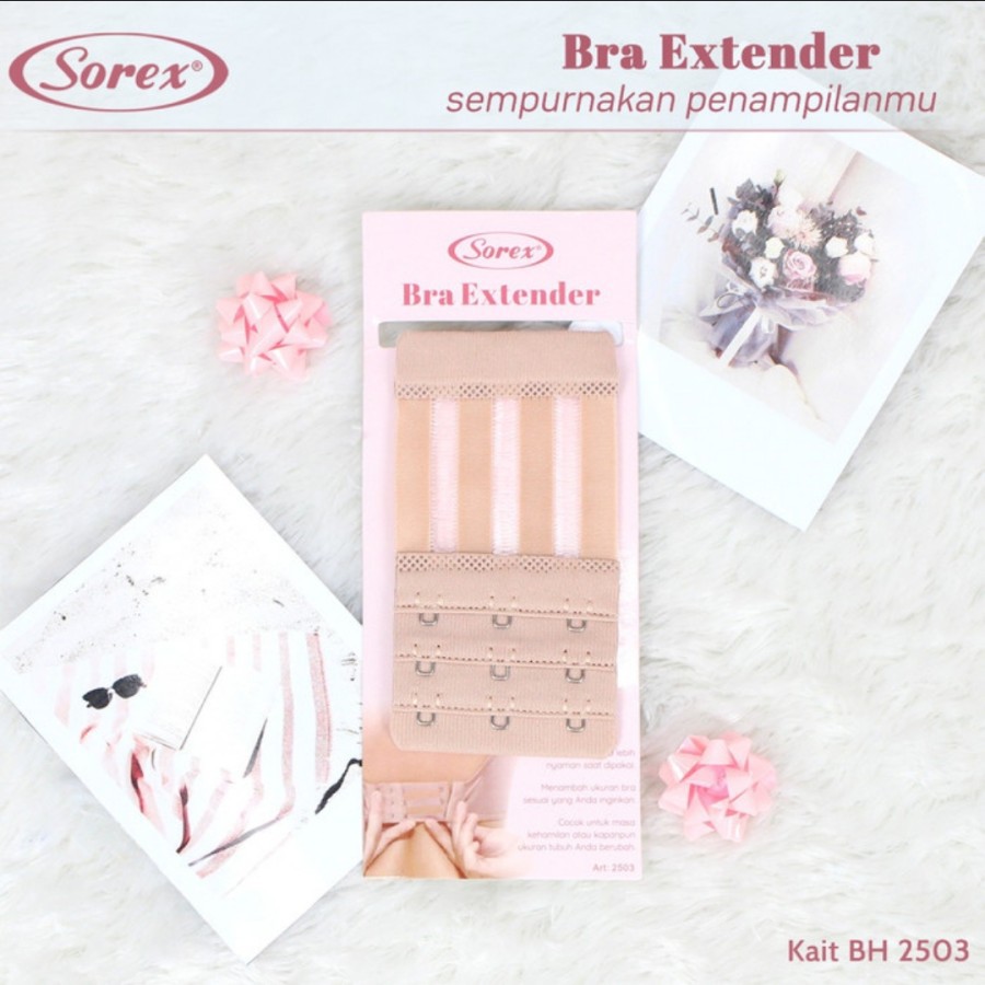 Bra Extender Sambungan Kait Bh Sorex 2501; 2502; 2503 Lebih panjang