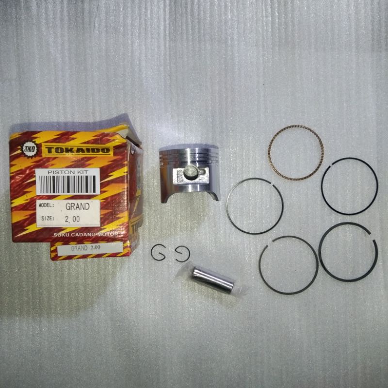 piston kit piston seker seher Honda Grand Supra Supra X Prima Win oversize 2.00 NOS Tokaido
