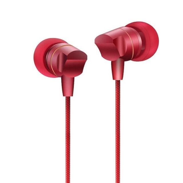 JOYROOM Earphone Braided Metal Earphone JR-E207 RED