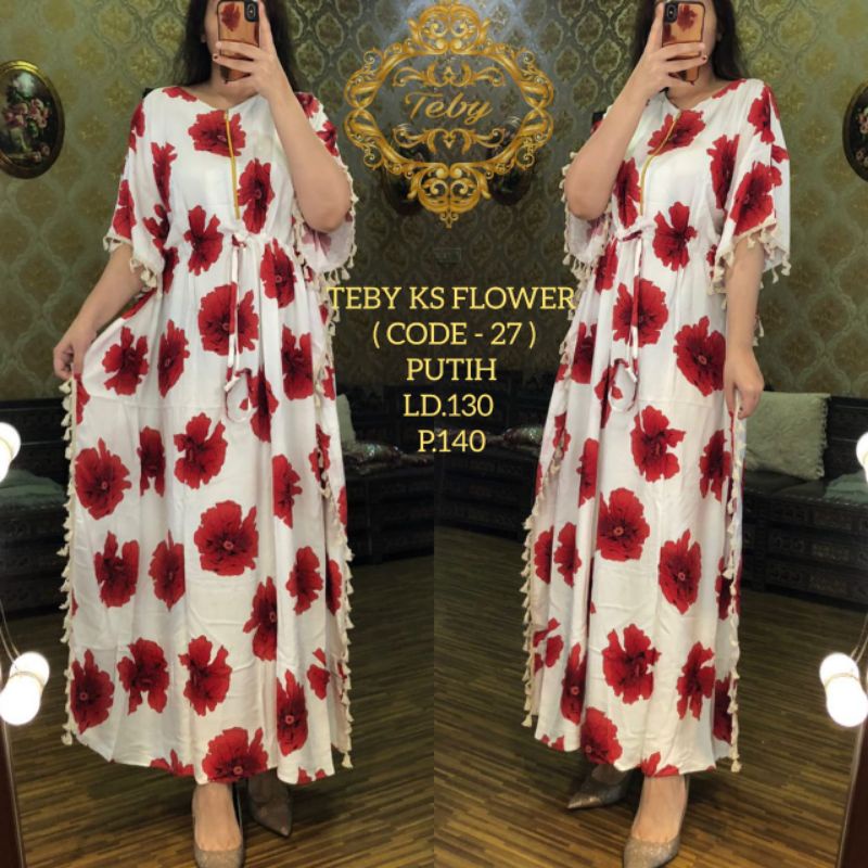 Daster Arab Teby KS By Teby original Bahan Rayon Super