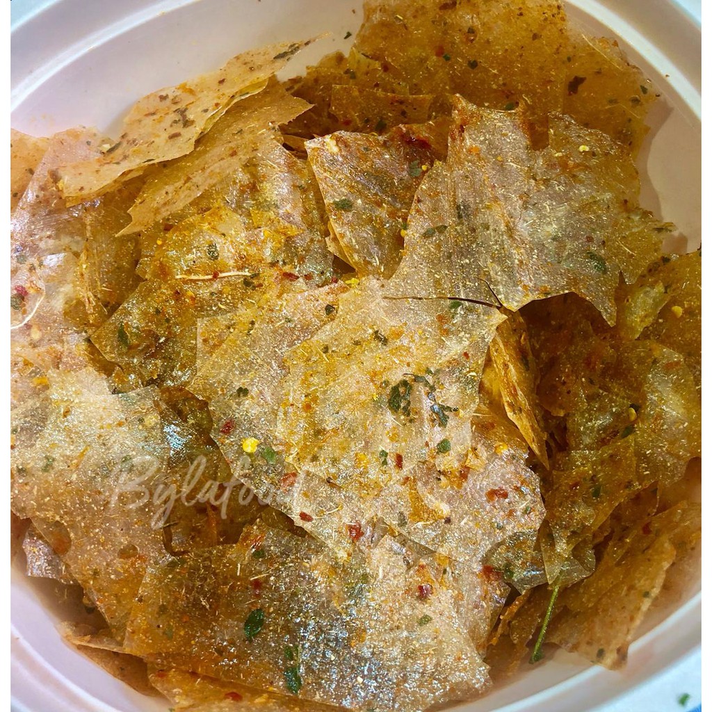 

Keripik Kaca Bylafood / Keripik Kaca Asin Pedas / Keripik Kaca Bandung