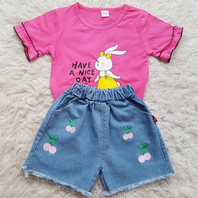 Baju Bayi IMPORT Bunny Jeans