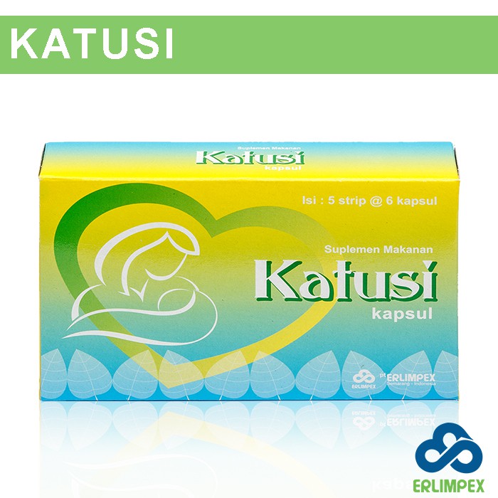 Katusi ASI Booster Pelancar ASI Ekstrak Daun Katuk - Box 30 Kapsul (5 Strip)