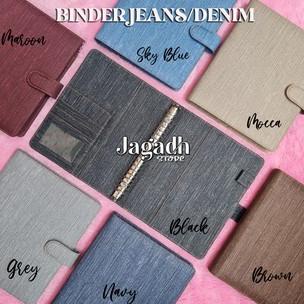 

Office & Stationery | Document Organizer | Binder Bahan Jeans/Denim Tersedia 7 Warna Pilihan, A5 & B5. | Best Seller