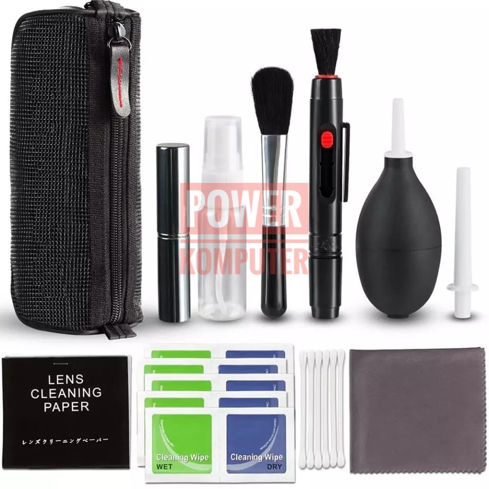 19Pcs Camera Cleaner Kit DSLR Lens Digital Camera Sensor Cleaning Kit for Sony Fujifilm Nikon Canon DV Cameras Clean Set 19 in 1