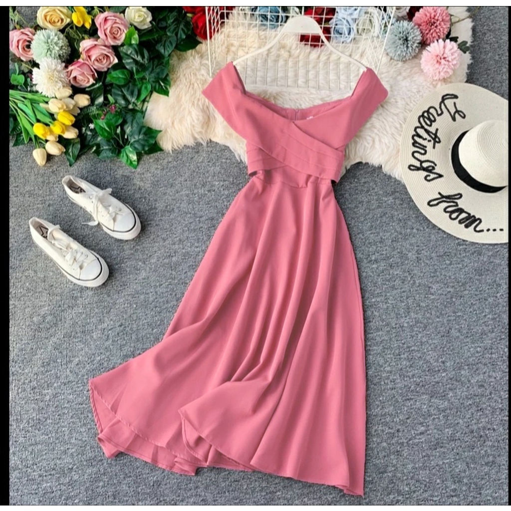 WSE390 - Dress Violin Dress Atasan Tunik Wanita PREMIUM QUALITY