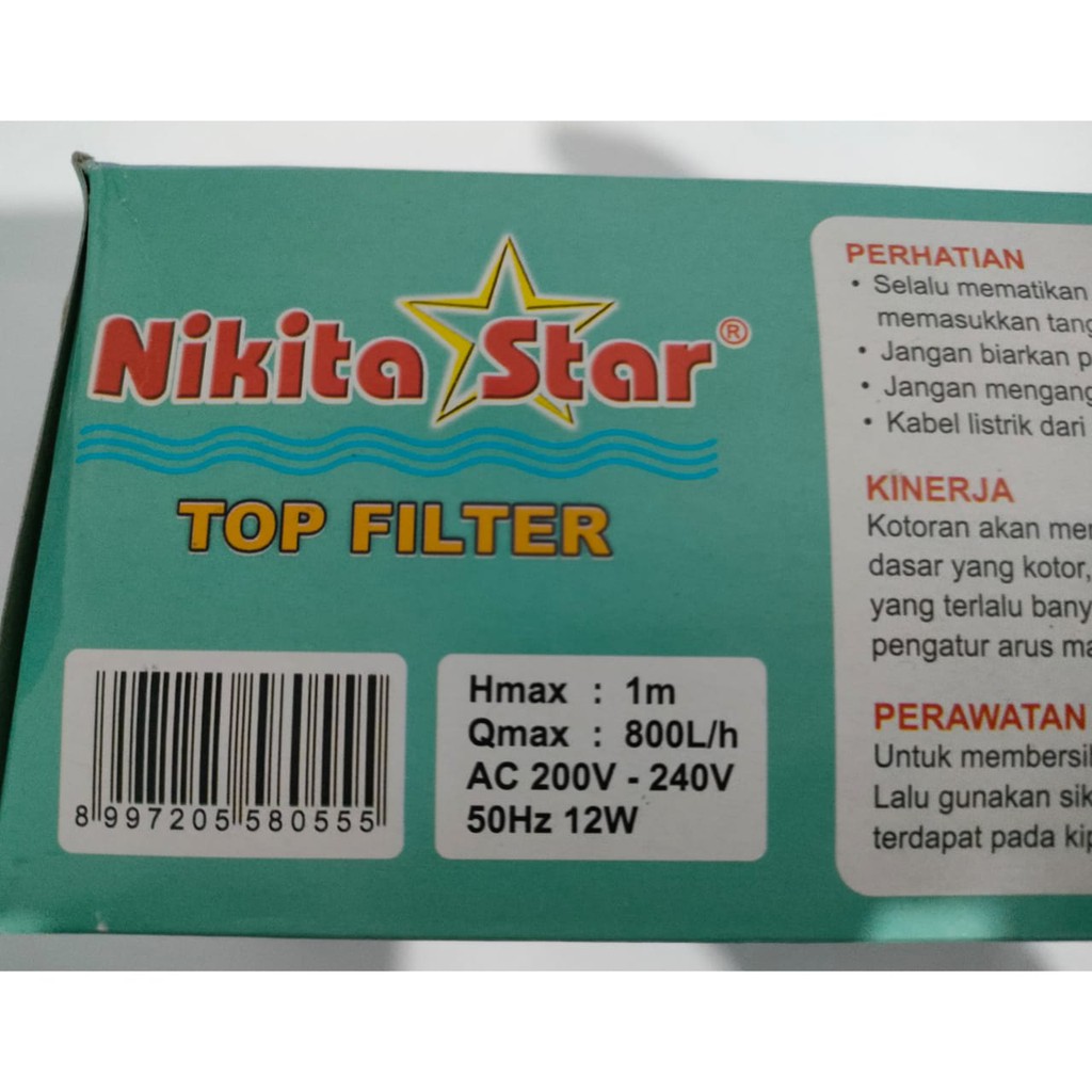 Top Filter 3 IN 1 Nikita Star NS 333