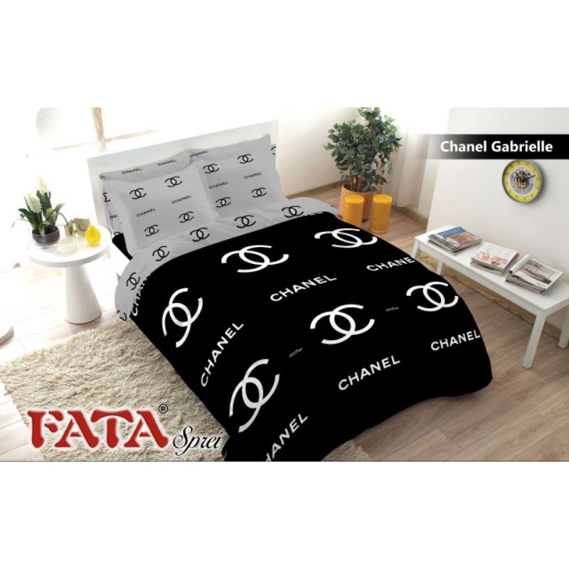 Bedcover FATA ® -  Bed Cover Set Jumbo Motif  CHANEL GABRIELLE Size 180×200/160×200