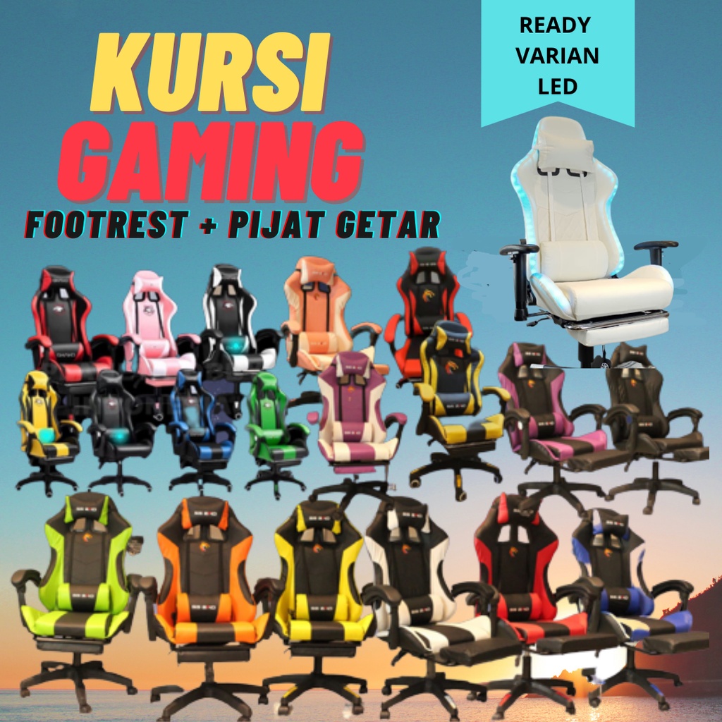 Bangku Gaming Kursi Gaming Gaming Chair Kursi Meja Komputer Termurah