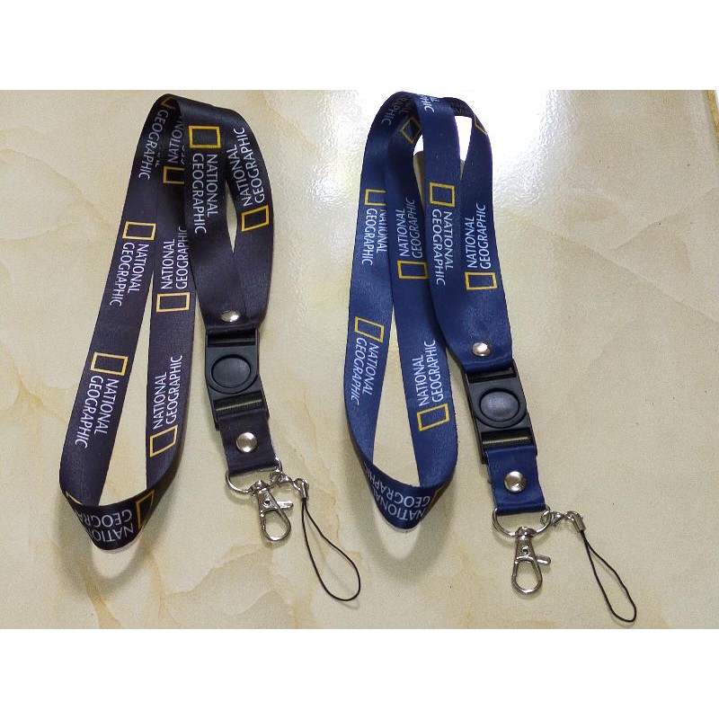 [READY STOK] Tali id card Nasional Geografi / lanyard National Geographic