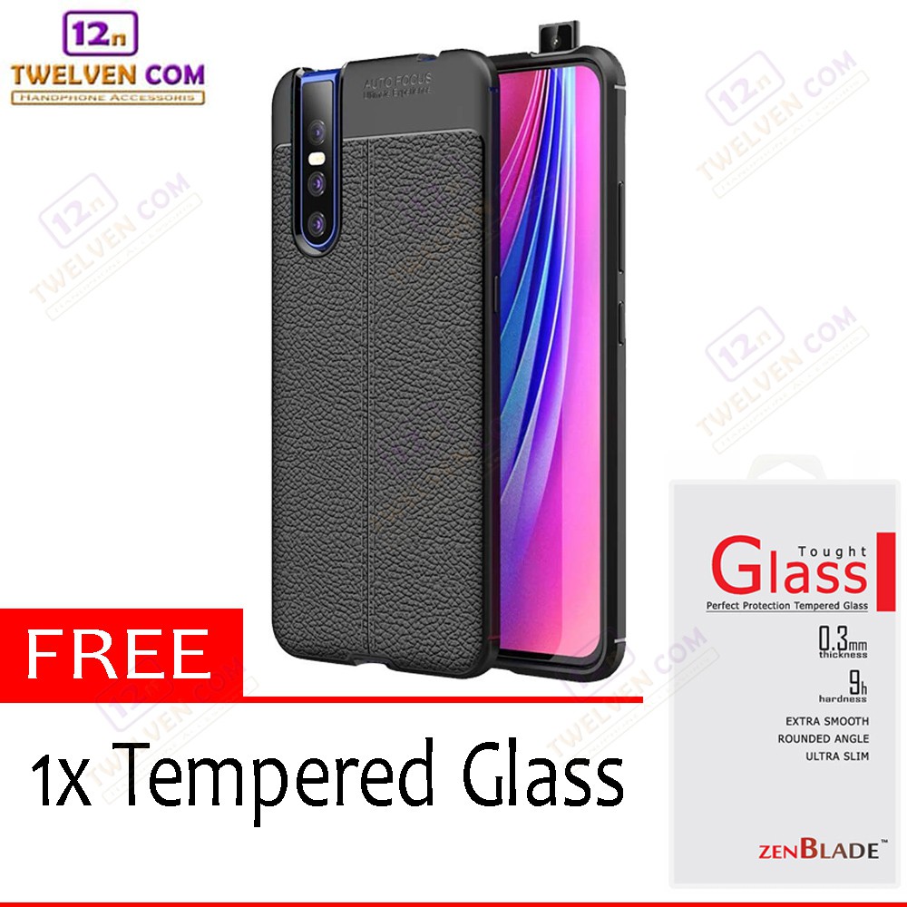 Case Auto Focus Softcase Vivo V15 Pro - Free Tempered Glass