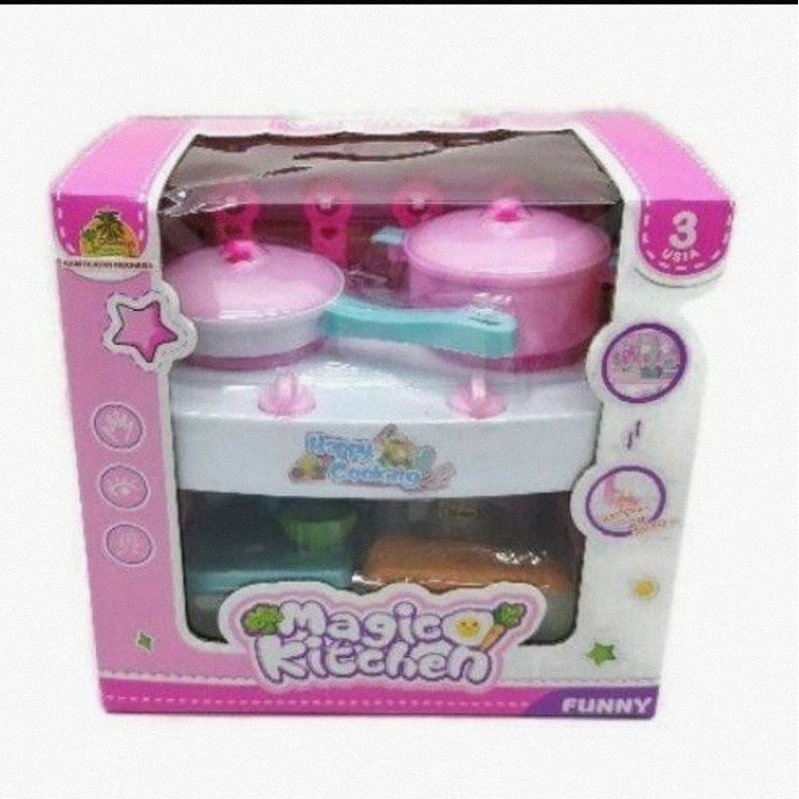 Mainan Kitchen Set Mini Ada Led &amp; bunyi