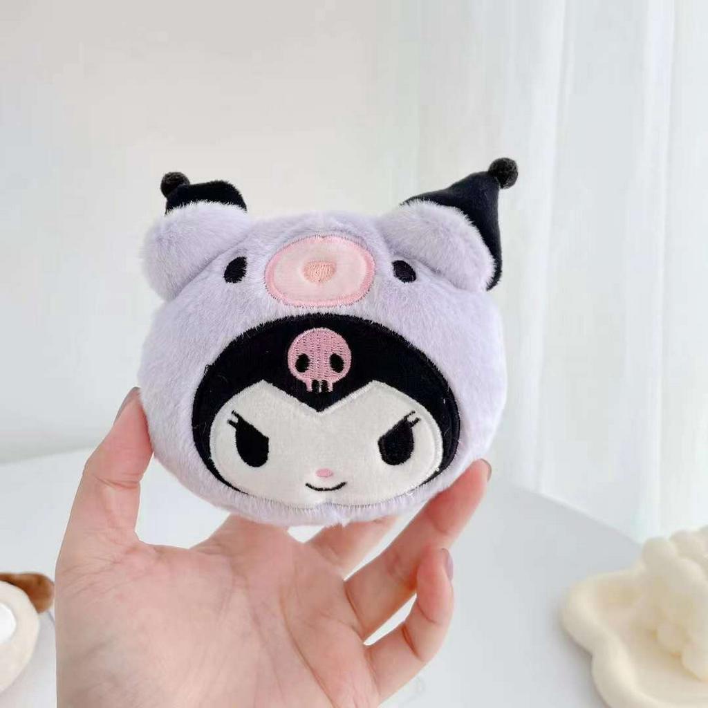 Dompet Koin Cartoon Model Kuromi melody Bahan Plush