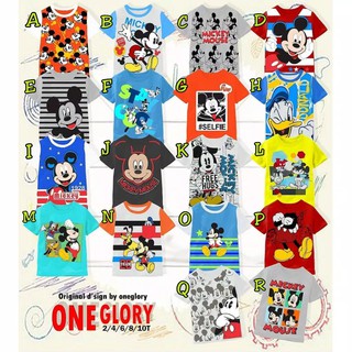 Kaos anak one glory size 2 10 edisi mickey mouse kaos Kaos anak one glory size 2 10 edisi mickey mouse kaos