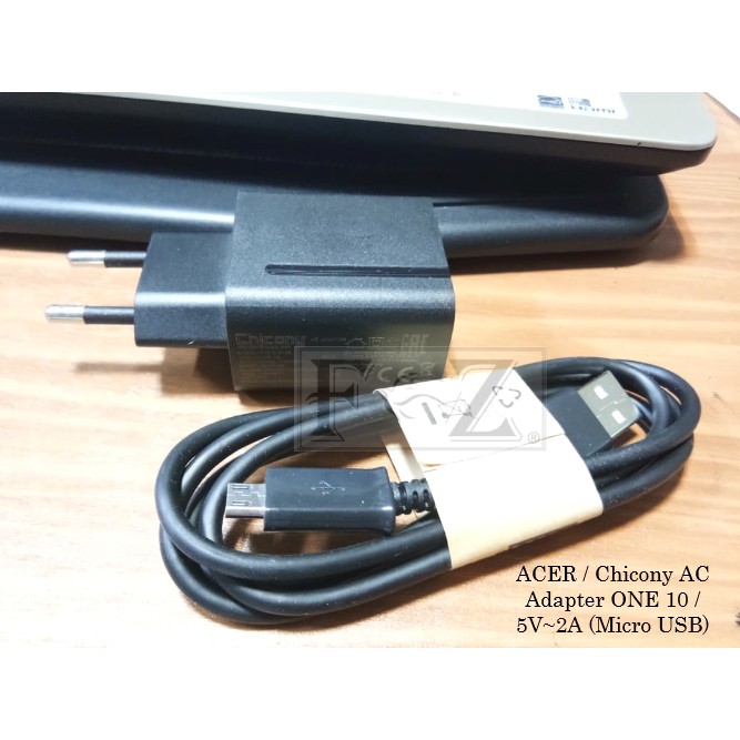 Ac Adapter Original ACER ONE 10 / 5V~2A (Micro USB) Chicony - NEW