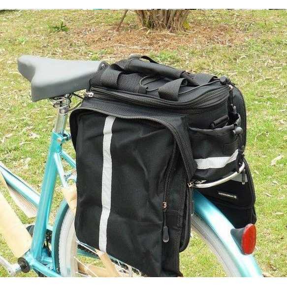 Terlariss !! Roswheel Tas Sepeda Bicycle Rear Carrier Bag 600D Polyester 8L - 14024