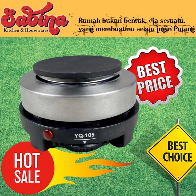 Kompor Pemanas Air Minuman Makanan Portable Heater Stove Pot 500W