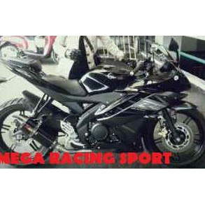 knalpot racing R15 akrapovic carbon full system