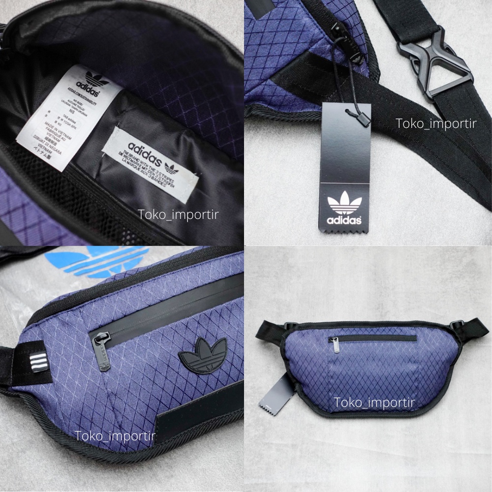 Waistbag Adidas Mirror Original Import Tas Pinggang Pria Tas Selempang Pria