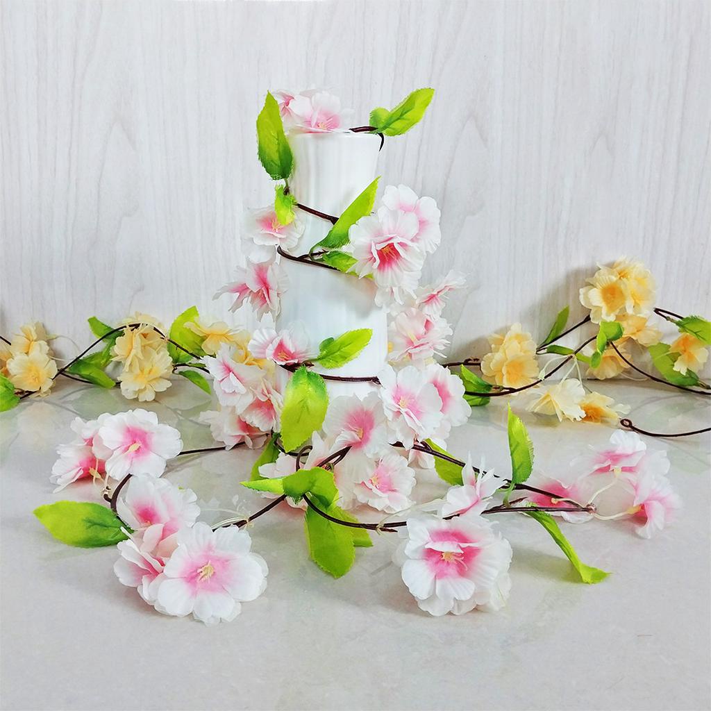 Tanaman Bunga Hias Dekorasi Fleur Bunga Rambat Sakura Palsu Artificial Flower Blossom Decoration Azgalery PBP66