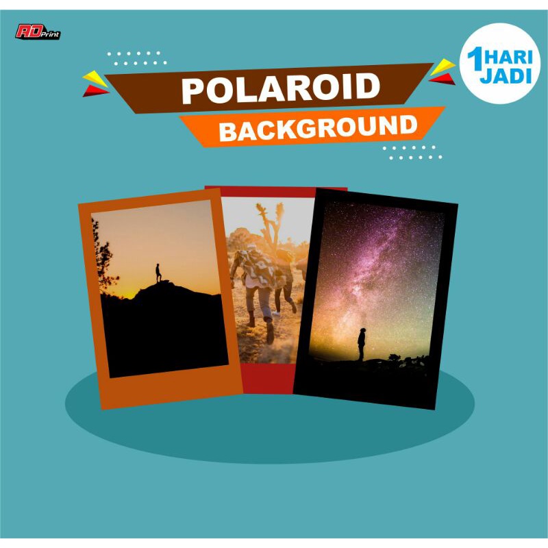 [SEHARIJADI]Cetak foto polaroid background