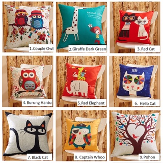 Sarung Bantal SOFA Kursi Dekorasi Rumah 40 x 40 cm