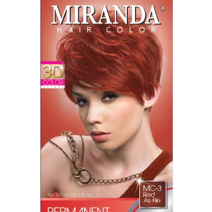 Miranda Hair Color MC 3 - Red As Fire 30ml