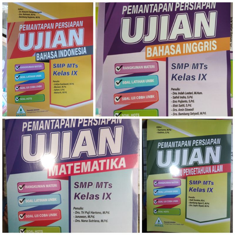 

buku pemantapan persiapan ujian paket lengkap untuk tingkat smp