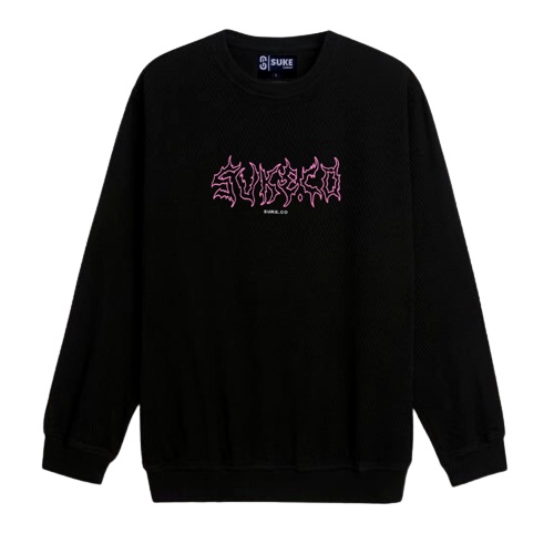 Crewneck Hitam Metal Font Premium Quality / Sweater Crewneck Metal Suke Original / Sweater Crewneck Aesthetic / Sweater Distro M L XL XXL / Cn Metal