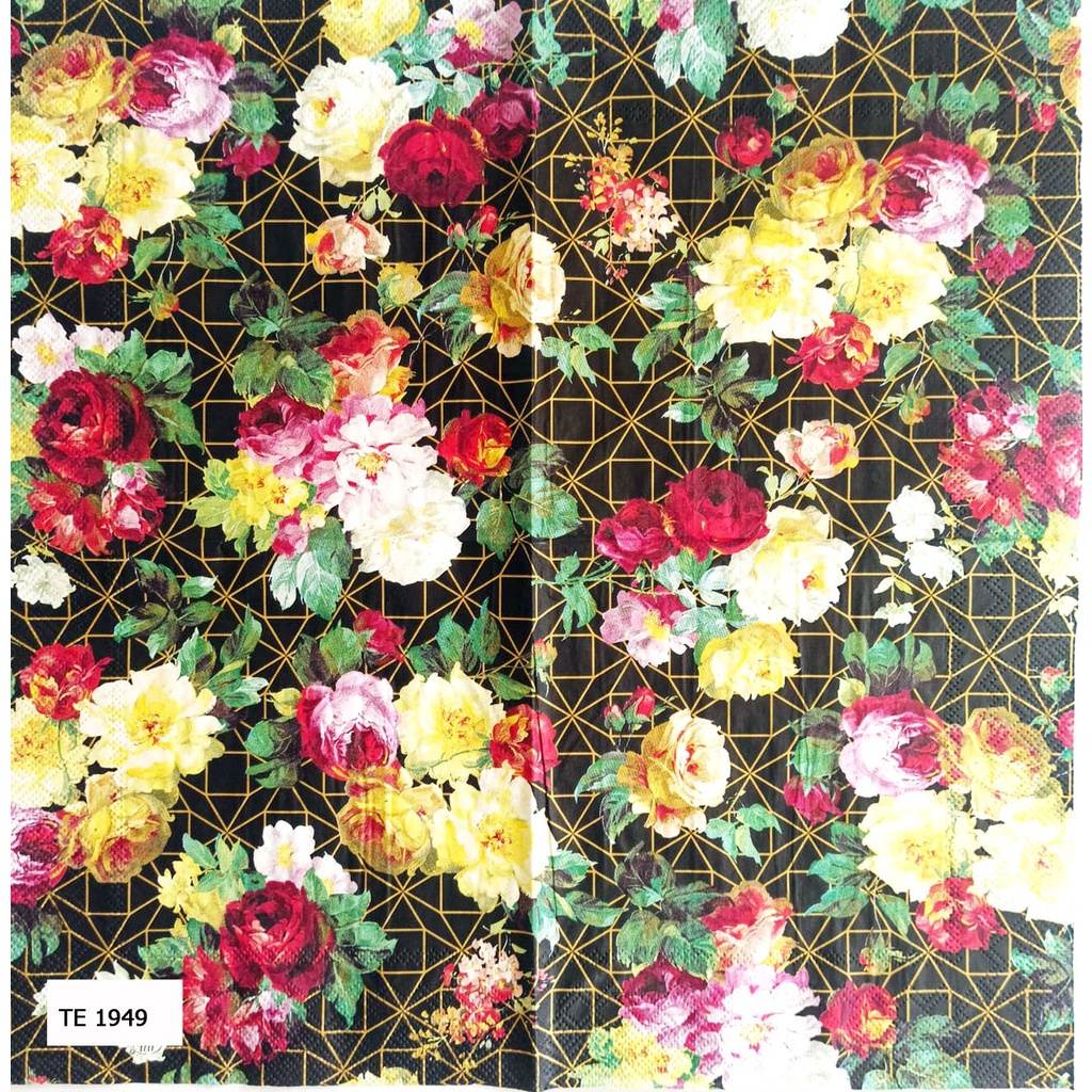 TISU NAPKIN DECOUPAGE EROPA  33X33 CM TE 1949 TTS