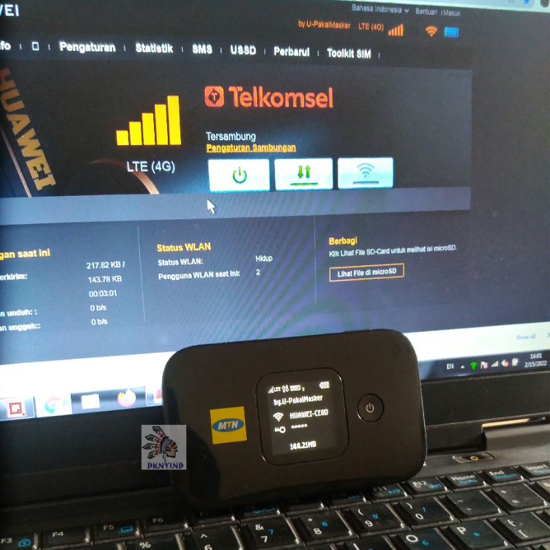 MOD Modem Mifi Huawei E5577 Max 3000 mAH Mod E5577s-321