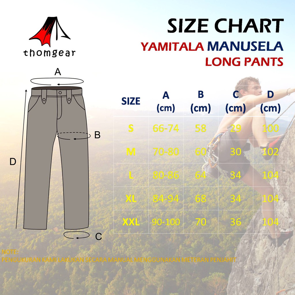 Celana Gunung Yamitala Manusela Celana Sambung Thomgear Paiton Probolinggo