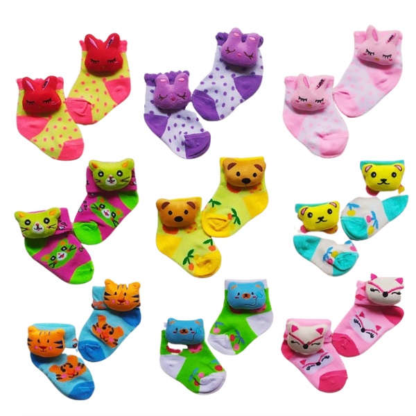 3 Pasang kaos kaki bayi perempuan boneka 3D 0 -12 bulan kaos kaki bayi perempuan import kaos kaki bayi perempuan import 3d Kaus kaki bayi perempuan kaos kaki bayi perempuan new born lucu