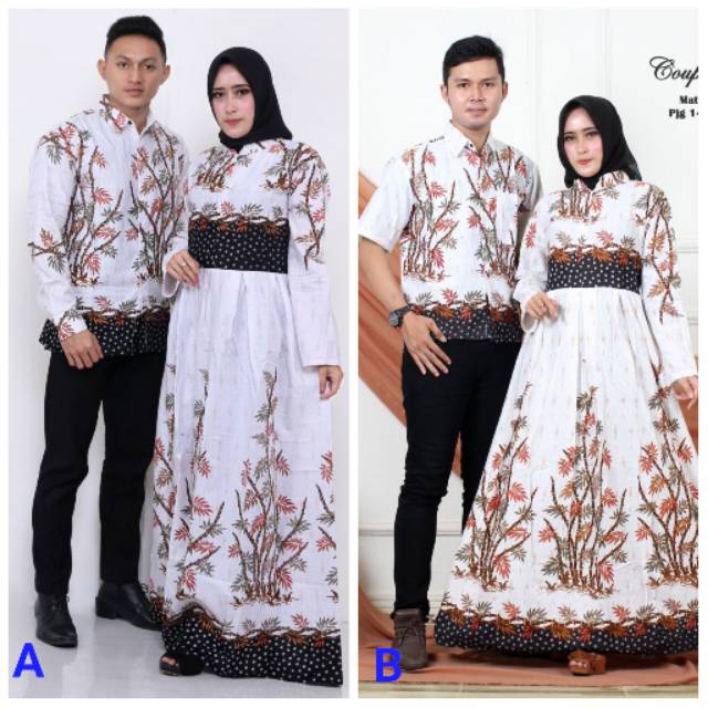 GROSIR COUPLE BATIK GAMIS KEMEJA