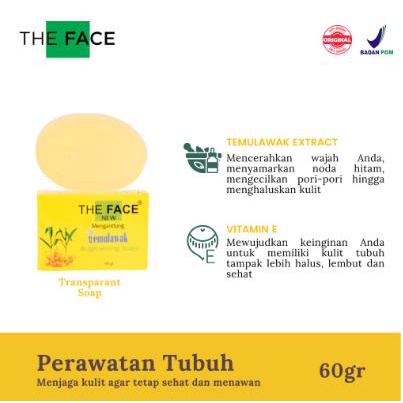 [BPOM] [HALAL] * NCC * The Face Sabun Wajah Brightening Soap Temulawak Atau Collagen