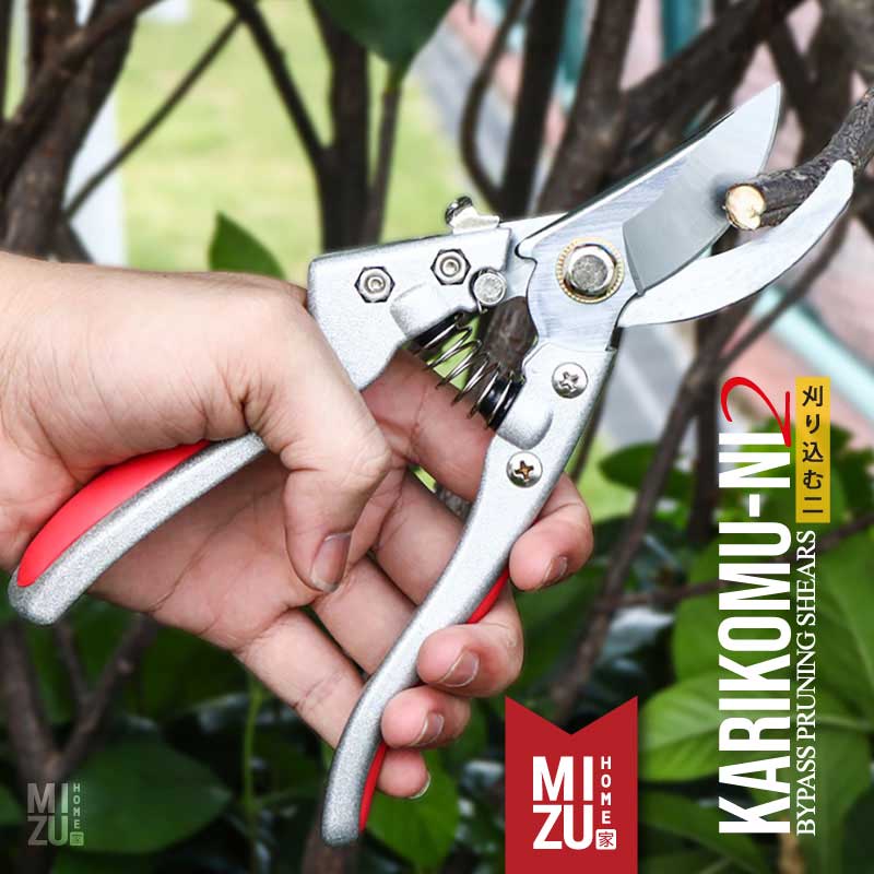 MIZU KARIKOMU-NI Bypass Pruning Shears Gunting Taman Gunting Stek Bonsai Gunting Dahan Ranting Pohon