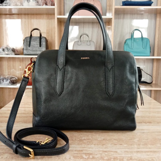 F Sydney Satchel Black