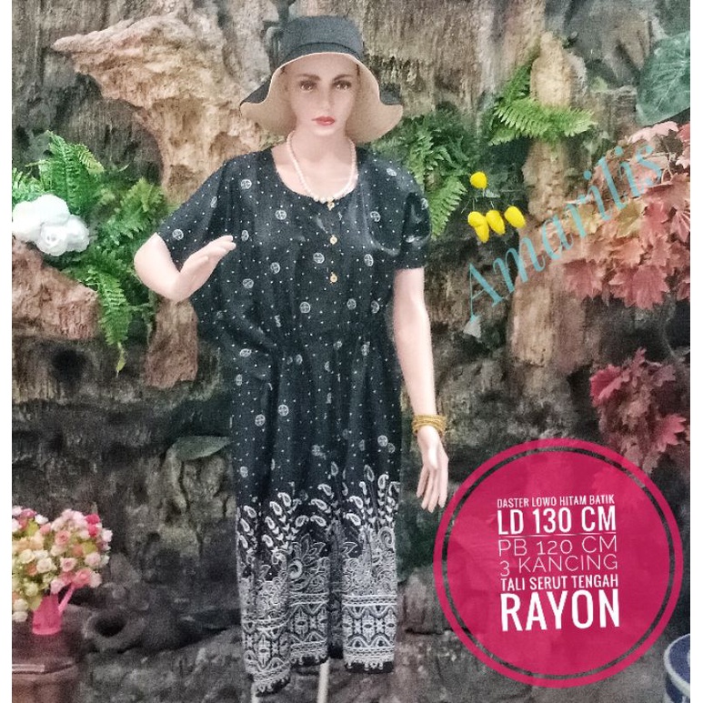 DASTER LOWO HITAM BATIK