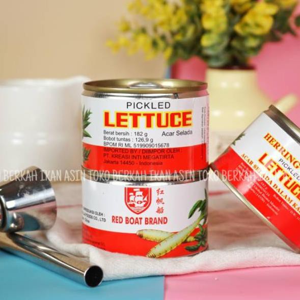 

[Terkeren Se-RI] Red Boat Pickled Lettuce 182gr / Acar Sawi Selada Chaisim Kaleng