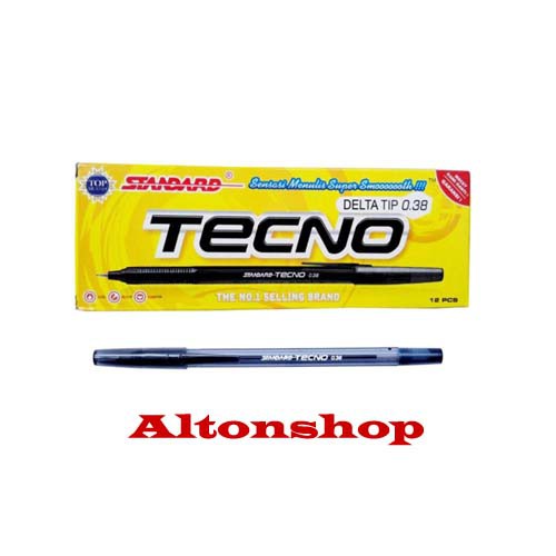 

Pulpen Standar Tecno s Tinta Hitam