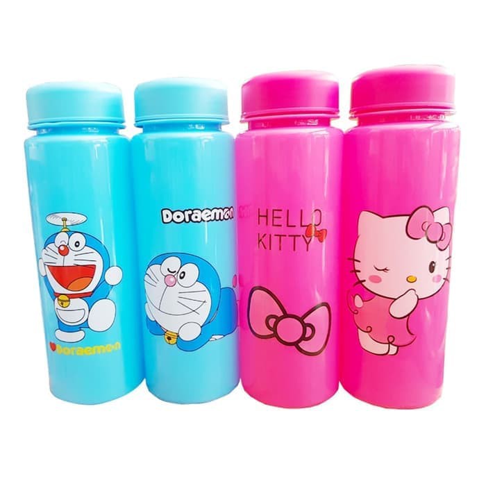 HOT PROMO EC003 Botol Minum Karakter 500ml   My Bottle Doraemon   Hello Kitty MF.